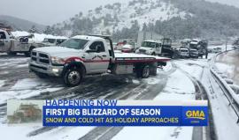 عاصفة ثلجية بدأت تؤثر على مناطق شرق داكوتس وغرب مينوسيتا في الولايات المتحدة