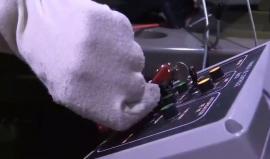 لحظة إطلاق صواريخ كروز الفرنسية على مواقع تابعة للنظام السوري فجر اليوم