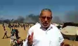 This is Dr. waild Amer spoksperson of the march of return speaking live from the return camp to the east of Khan Yunis near the apparthied Israeli fence in the ocasion of marking the 51st anneversary of occuping Jurasalem the ever lasting Palestinian capi