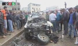 اللحظات الأولى لانفجار سيارة مفخخة وسط مدينة #إعزاز شمال #حلب وسقوط شهداء وجرحى 

تصوير: ساجد الشمالي