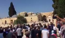 هكذا تصدى المرابطون لإقتحامات مئات المستوطنين في الأقصى