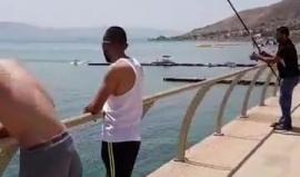 أجواء مباشرة من شاطئ بحيرة #طبريا هذه الأثناء ..