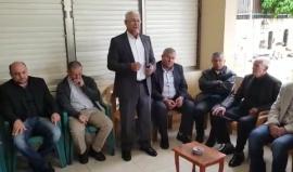 #شاهد  كلمة رئيس بلدية سخنين المحتلة مازن غنايم, في زيارة عوائل وأضرحة شهداء #يوم_الأرض