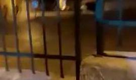 #شاهد 
 شبان يستهدفون مركبة مستوطن بالزجاجات الحارقة في بلدة الطور بالقدس المحتلة.