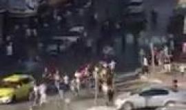 الأجهزة الأمنية تقمع مسيرة لعائلة حلاوة في نابلس بقنابل الغاز والصوت بعد مطالبتهم بالإفراج عن أبنائهم المعتقلين لديها