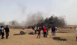 شرق خانيونس الأن 
#جمعة_الشهداء_والأسرى