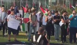 #صور | وقفة في هذه اللحظات أمام مبنى "الإسكوا " في بيروت تضامنا مع المسجد الأقصى المبارك والقدس المحتلة. 
تصوير : جهاد العمري