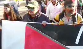 #فيديو مظاهرة في العاصمة اليونانية أثينا بذكرى #يوم_الارض الفلسطيني ودعما لـ #مسيرة_العودة_الكبرى في غزة