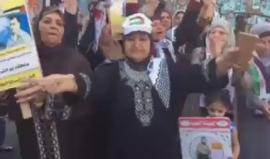 #شاهد فرحة أمهات الأسرى برام الله بعد انتصار اضراب الكرامة