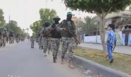 مسير عسكري لكتائب القسام في بيت حانون شمال قطاع غزة