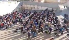 #شاهد
مقطع انشادي يظهر فيه الشهيد محمد الرجبي وهو ينشد "قمر" في مدرسته بمدينة الخليل.