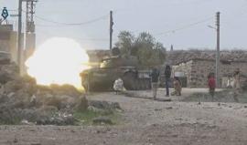 الفصائل السورية تتصدى لهجوم تنظيم الدولة في حوض اليرموك غرب #درعا