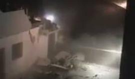 جرافات الاحتلال تهدم منزل الشهيد براء صالح (أحد منفذي عملية القدس حزيران الماضي)، في قرية دير أبومشعل غرب رام الله