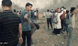 #شاهد|| مقتطفات من المواجهات المندلعة شرق مدينة غزة خلال جمعة #مسيراتنا_مستمرة