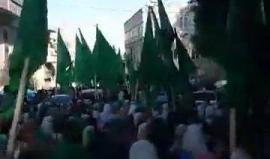 مسيرة الكتلة الاسلامية الحاشدة بعد اعلان نتائج مجلس اتحاد الطلبة