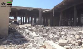 #شاهد .. دمار كبير في منازل المدنيين جراء القصف الجوي على حيان شمال حلب .