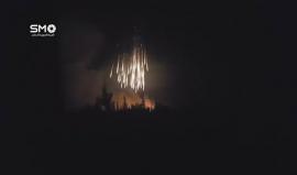 سوريا - ريف دمشق : الطيران الروسي يقصف بقنابل فسفورية بلدة خان الشيح في الغوطة الغربية