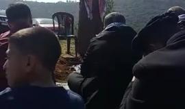 #شاهد صلاة الجمعة على أراضي قرية جيبيا شمال رام الله المصادرة لصالح الاستيطان
تصوير علي دار علي