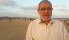 Dr. Walid Amer rhe spoksperson of #GreatReturnMarch clarifing the objectives of the 21st Friday march.