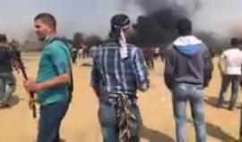 #مباشر تواصل اعتداءات قوات الاحتلال على المتظاهرين شرق خانيونس في #جمعة_الشباب_الثائر