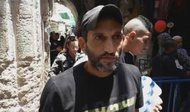 ماذا قال رجل "مسيحي" يرافق المربطين على أبواب المسجد الأقصى؟