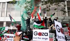 إسرائيل-غزة-متظاهرون-في-لندن-يخرجون-إلى-الشوارع-دعماً-لفلسطين