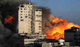 قصف غزة اليوم