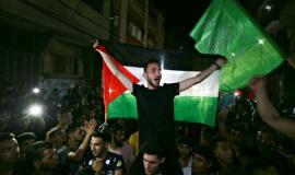 احتفالات بغزة ابتهاجًا بانتصار المقاومة