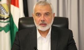 رئيس المكتب السياسي لحركة  حماس إسماعيل هنية