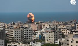 جانب من العدوان الاسرائيلي على قطاع غزة