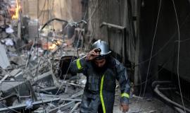 جانب من العدوان الاسرائيلي على قطاع غزة