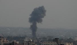 الاحتلال يقصف في غزة