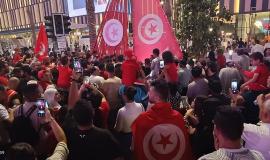 جانب من جماهير تونس