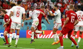 جانب من المباراة