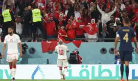 فرحة لاعبي تونس بالفوز