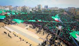 انطلاقة حركة حماس - أرشيفية -