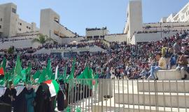 فعالية للكتلة الإسلامية في بوليتكنك فلسطين