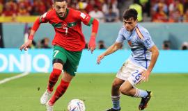 جانب من المباراة