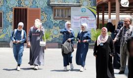 طالبات الثانوية العامة في غزة