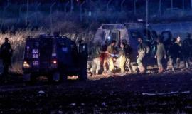 لحظة نقل القتيل الإسرائيلي