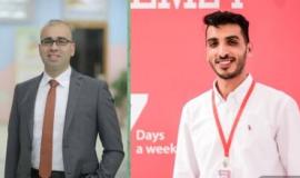 الصحفيان عقيل عواودة وأحمد البيتاوي