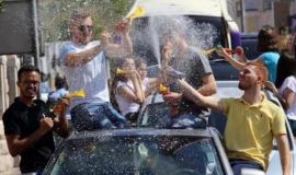 احتفالات طلاب التوجيهي - أرشيفية -