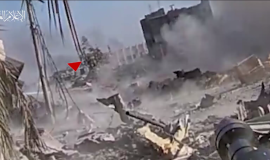 القسام يستهدف ناقلة جند ودبابة صهيونية شمال غزة