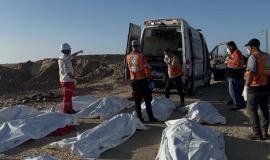 جريمة إعدام المسعفين برفح