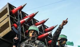 صواريخ المقاومة الفلسطينية - أرشيفية -