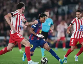 اليويفا يثير رعب برشلونة بإعلان حكم مباراة أتلتيكو