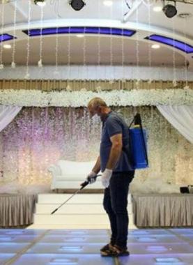 صالة أفراح كورونا غزة