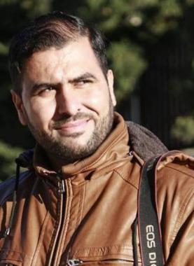 عامر أبو عرفة مراسل وكالة شهاب