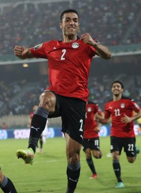 فرحة لاعبي مصر بالفوز