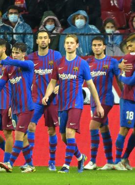 لاعبو برشلونة